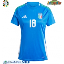 Maglie da calcio Italia Nicolo Barella #18 Prima Maglia Femminile Europei 2024 Manica Corta